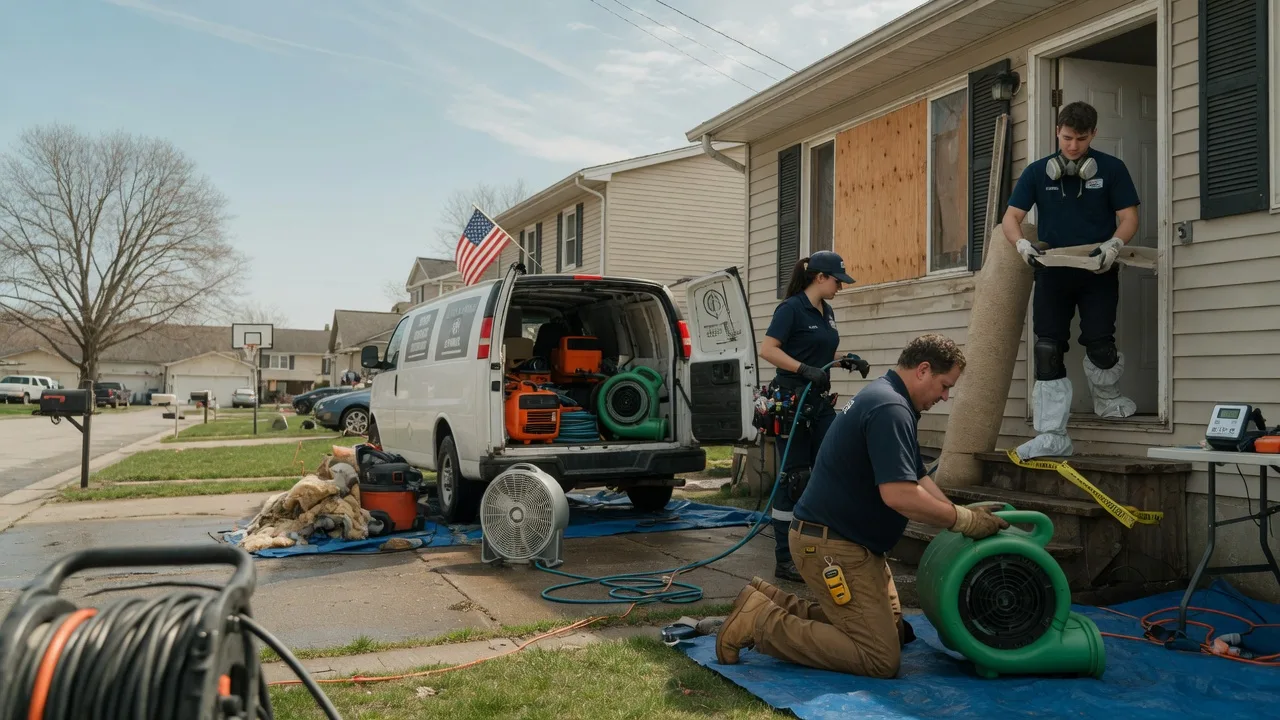 Water Damage Restoration in Potts Camp, MS near me